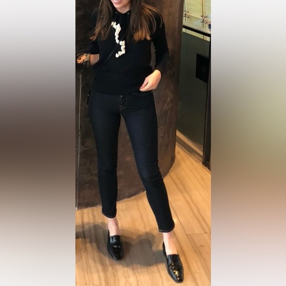 FRAME Le High Straight Blue Jeans 23 - Picture 11 of 11